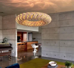 Suspension, Maru, small, version en kit, bambou naturel, Ø110cm, H20cm - David Trubridge