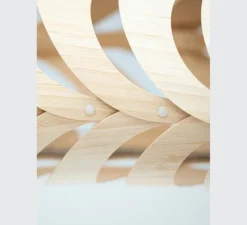 Suspension, Maru, small, version en kit, bambou naturel, Ø110cm, H20cm - David Trubridge