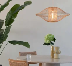 Suspension, Maui L, naturel, Ø70cm, H30cm - Good&Mojo