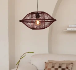 Suspension, Maui S, burgundy, Ø50cm, H23cm - Good&Mojo