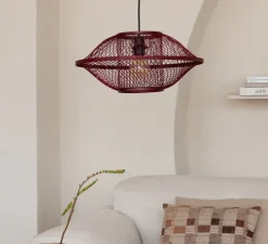 Suspension, Maui S, burgundy, Ø50cm, H23cm - Good&Mojo