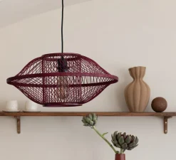 Suspension, Maui S, burgundy, Ø50cm, H23cm - Good&Mojo