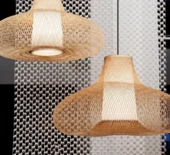 Suspension, May S, naturel, Ø70cm, H42cm - Ay Illuminate