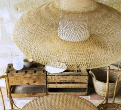 Suspension, May S, naturel, Ø70cm, H42cm - Ay Illuminate