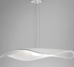 Suspension, Mediterrània S/105/01, blanc, LED, 2700K, 2064lm, Ø105cm, H12,3cm - Bover