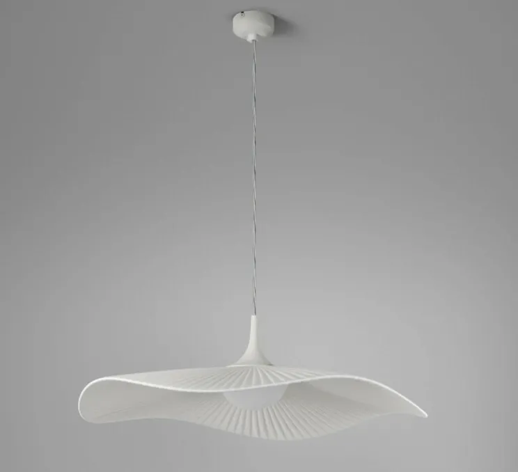 Suspension, Mediterrània S/52, blanc, LED, dim, 2700K, 800 lm, Ø52cm, H14,5cm - Bover