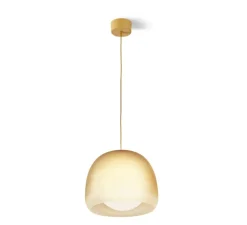 Suspension, Medusa, moutarde, LED, dim, 1800-3000K, 1100 lm, Ø27,5cm, H22,4cm - Carpyen