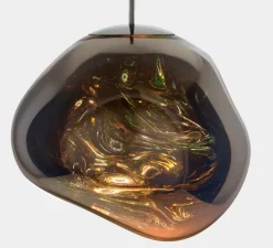 Suspension, Melt, bronze, LED, dim, 3000k, 800 lm, Ø50cm, H50cm - Tom Dixon