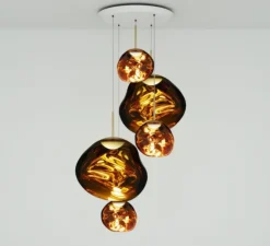 Suspension, Melt Large Round, or, LED, 3000K, 800 lm, Ø95cm, H183cm - Tom Dixon
