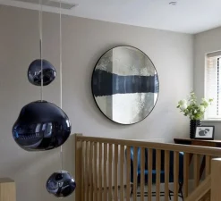 Suspension, Melt LED Smoke Trio Round, fumé, LED, dim, 3000K, 800 lm, Ø81cm, H141cm - Tom Dixon