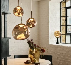 Suspension, Melt Mini, bronze, LED, dim, 3000K, 800lm, Ø28cm, H27cm - Tom Dixon