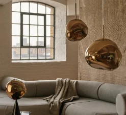 Suspension, Melt Mini, bronze, LED, dim, 3000K, 800lm, Ø28cm, H27cm - Tom Dixon