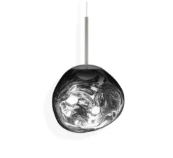 Suspension, Melt Mini, chrome argent, LED, dim, 3000k, 800 lm, Ø28cm, H27cm - Tom Dixon