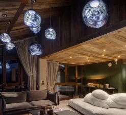 Suspension, Melt, violet fumé, LED, dim, 3000k, 800 lm, Ø50cm, H50cm - Tom Dixon