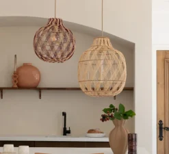 Suspension, Mendoza L, naturel, Ø40cm, H53cm - Good&Mojo