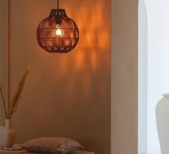 Suspension, Mendoza S, burgundy, Ø35cm, H33cm - Good&Mojo