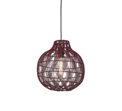 Suspension, Mendoza S, burgundy, Ø35cm, H33cm - Good&Mojo