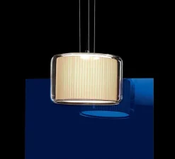 Suspension, Mercer, naturel coton plissé, Ø44cm, H29cm - Marset