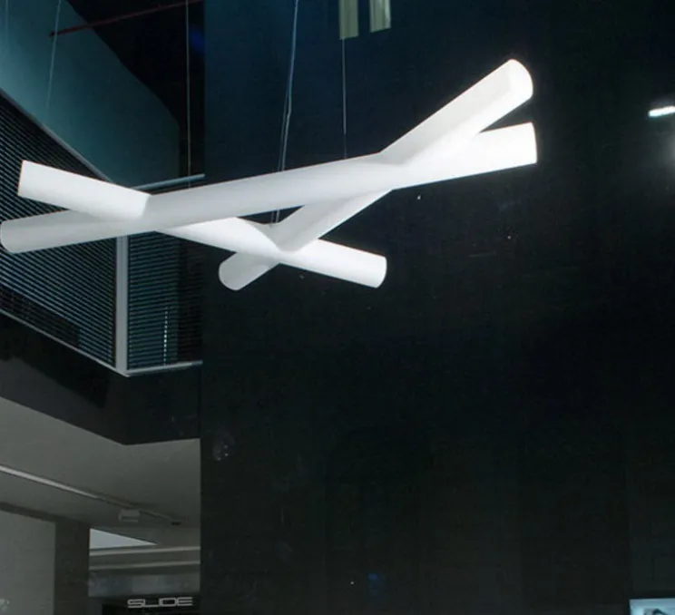 Suspension, Mesh , blanc, LED, dim, 4000k, L162cm, H11cm - Slide