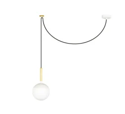 Suspension, Mine, blanc, Ø18,5cm, H18,5cm - Faro