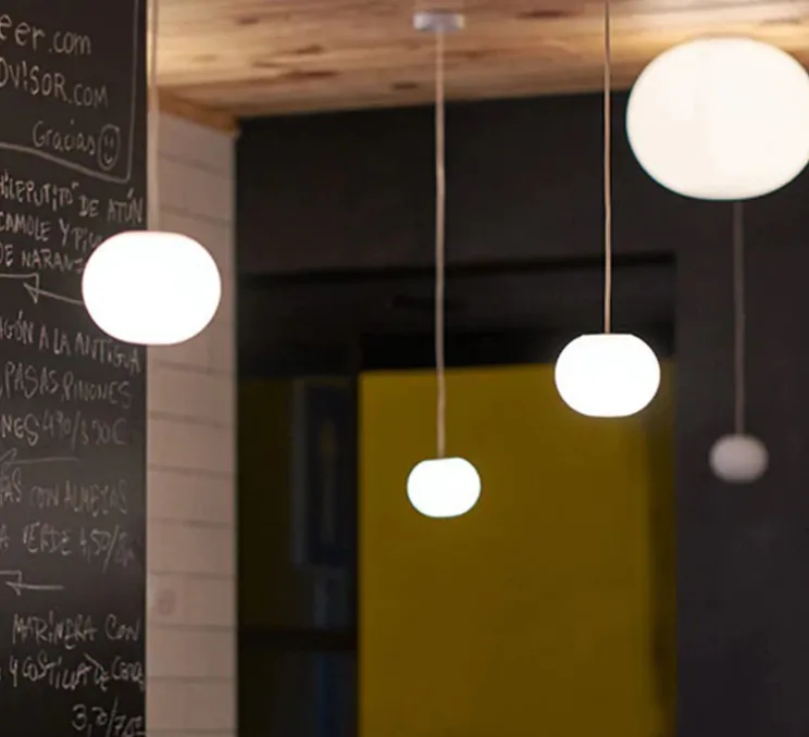 Suspension, Mini Glo-Ball S, blanc, Ø11,2cm, H8,5cm - Flos