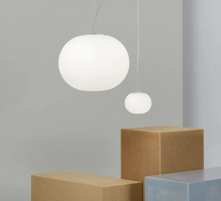 Suspension, Mini Glo-Ball S, blanc, Ø11,2cm, H8,5cm - Flos