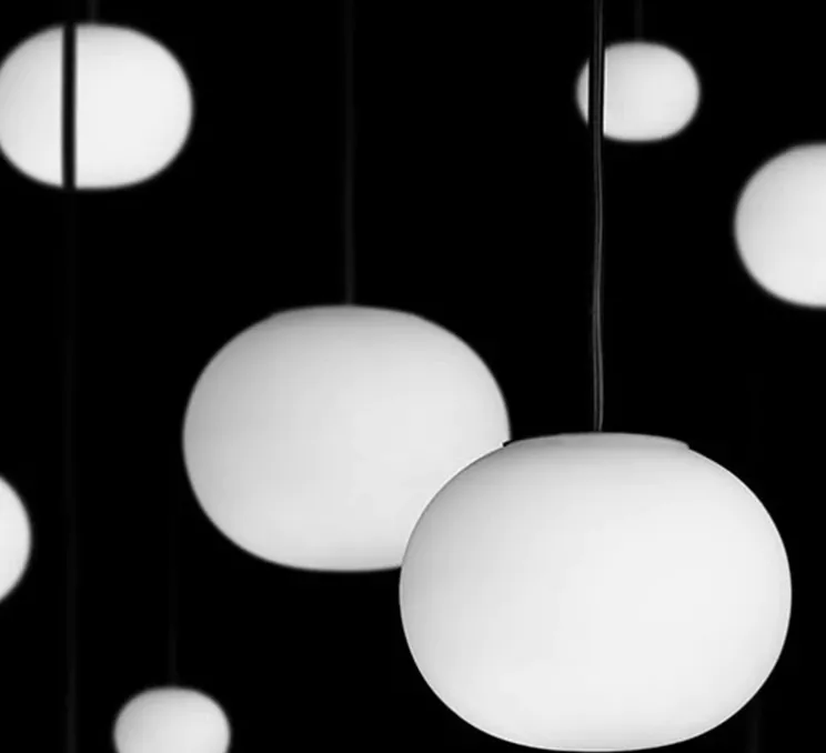 Suspension, Mini Glo-Ball S, blanc, Ø11,2cm, H8,5cm - Flos