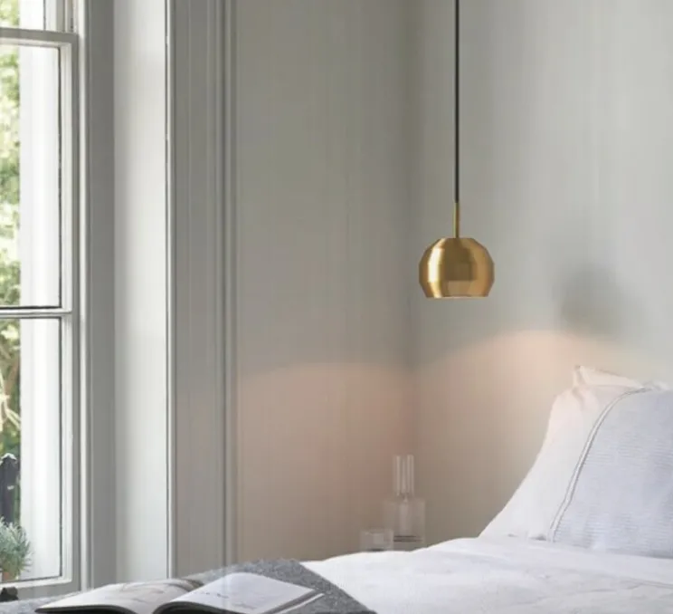 Suspension, Mini Pitch, laiton, Ø16cm, H20cm - Vitamin