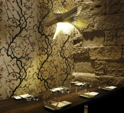 Suspension, Minimikado S, blanc ivoire, LED, H50cm, L70cm - LZF