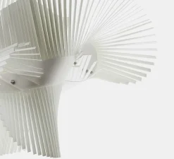 Suspension, Minimikado S, blanc ivoire, LED, H50cm, L70cm - LZF