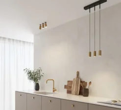 Suspension, Minude Jack Suspended 45 1x, Champagne, LED, 2700K, 605 lm, Ø4,5cm, H8,8cm - Modular