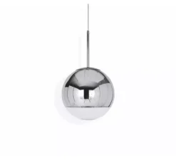 Suspension, Mirror Ball 25, argent, LED, dim, 3000K, 800 lm, Ø25cm, H25cm - Tom Dixon