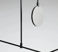 Suspension, Mobile Chandelier 6, noir, LED, dim, 2700K, 800-350 lm, L164,7cm, H166cm - Anastassiades Studio