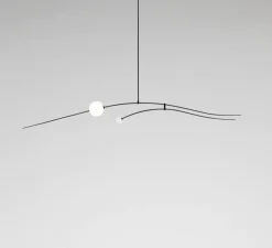 Suspension, Mobile Chandelier 16, noir, LED, dim, 2700K, 800-350 lm, L242,3cm, H26,5cm - Anastassiades Studio