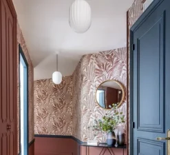 Suspension, Modeco Plus, blanc avec cable noir, Ø20cm, H29cm - Nordic Tales