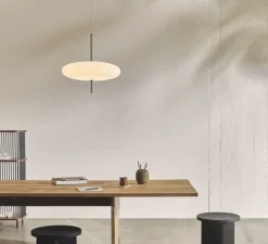 Suspension, Model 2065, blanc et câble blanc, 2700K, 2350lm, Ø53,8cm, H54,6cm - Astep