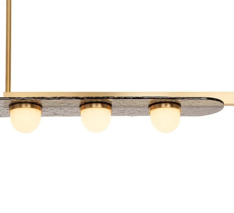 Suspension, Modulo Horizontal, laiton, LED, 2700K, L188cm, H10cm - CTO lighting