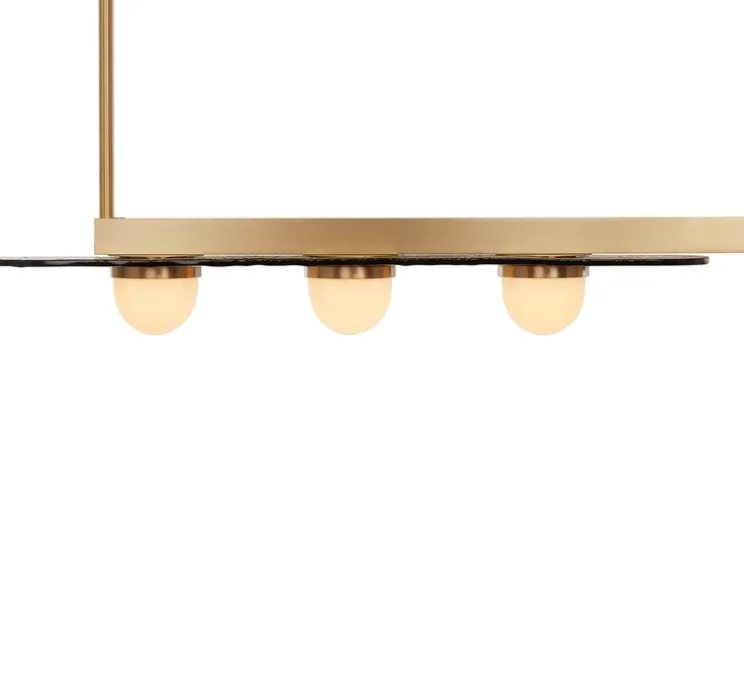 Suspension, Modulo Horizontal, laiton, LED, 2700K, L188cm, H10cm - CTO lighting