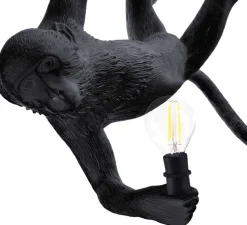 Suspension, Monkey Swing, noir, singe, IP44, L59cm, H44cm - Seletti