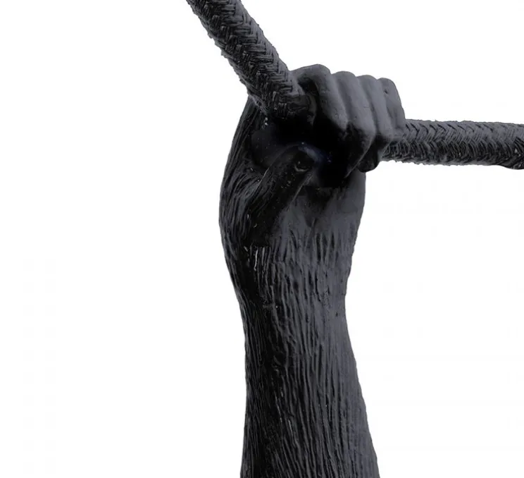 Suspension, Monkey Swing, noir, singe, IP44, L59cm, H44cm - Seletti