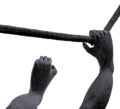 Suspension, Monkey Swing, noir, singe, IP44, L59cm, H44cm - Seletti
