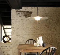 Suspension, Mono L500, blanc, LED, dim, 2700K, 1300 lm, Ø50cm, H48,4cm - DCW éditions Paris