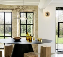 Suspension, Mono L600, blanc, LED, dim, 2700K, 1300 lm, Ø60cm, H48,4cm - DCW éditions Paris