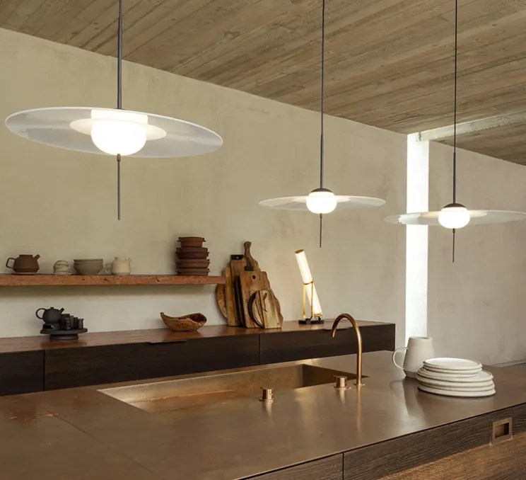 Suspension, Mono M400, blanc, LED, dim, 2700K, 840 lm, Ø40cm, H36cm - DCW éditions Paris