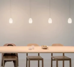 Suspension monte et baisse, Oh China, blanc brillant, LED, 2700K, 500 lm, Ø8,5cm, H13cm - GRAU