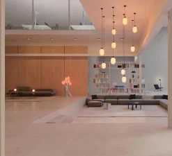 Suspension monte et baisse, Sun, noir mat, LED, dim, 2700K, 815 lm, Ø17,6cm, H28,5cm - GRAU