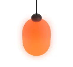 Suspension monte et baisse, Sun, noir mat, LED, dim, 2700K, 815 lm, Ø17,6cm, H28,5cm - GRAU