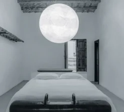 Suspension, Moon 80, blanc, Ø80cm, H80cm - Davide Groppi