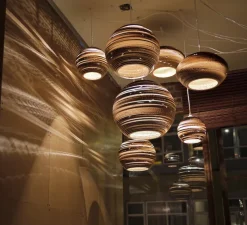 Suspension, Moon 24, naturel, Ø61cm, H54cm - Graypants