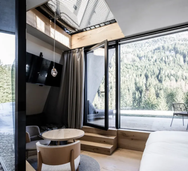 Suspension, More, verre transparent, câble acier, IP65-68, Ø7cm, H10cm - Catellani & Smith